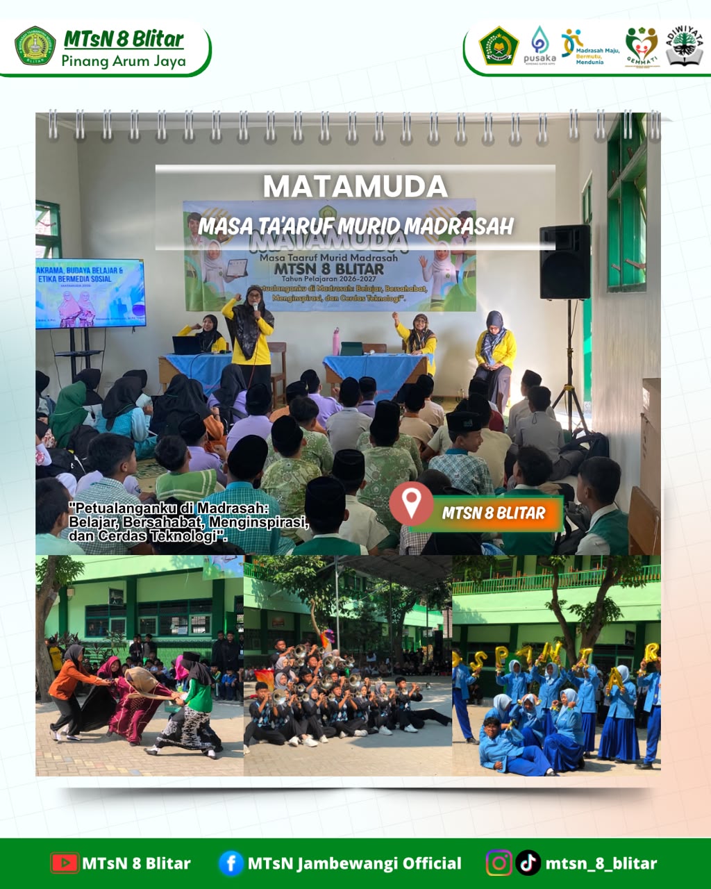 Kemeriahan dan Inspirasi Mewarnai Pekan MATAMUDA 2026 di MTsN 8 Blitar